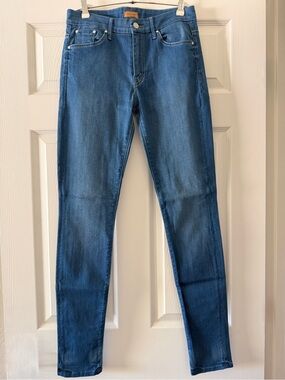 MOTHER Denim Maiden & the Unicorn High-Waisted Looker Jeans ASO Miranda Kerr